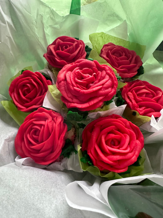 Rose Cupcake Bouquet